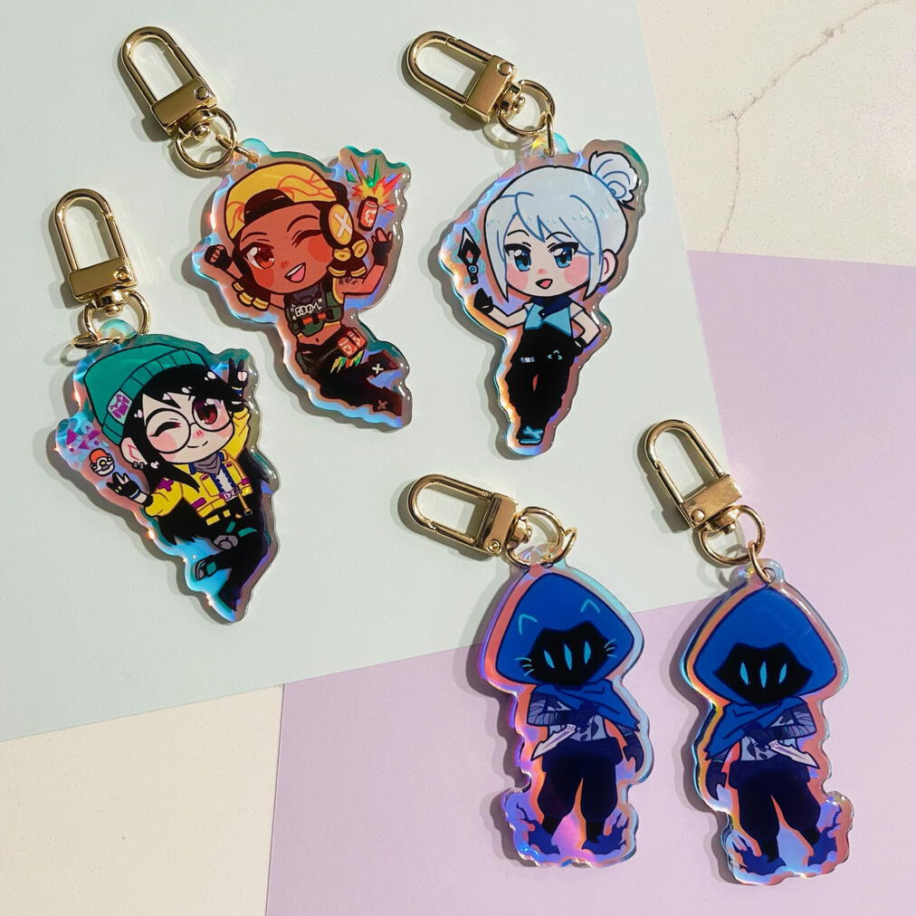 Acrylic keychains