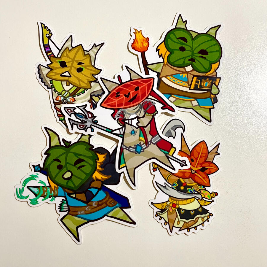 BOTW Korok Stickers