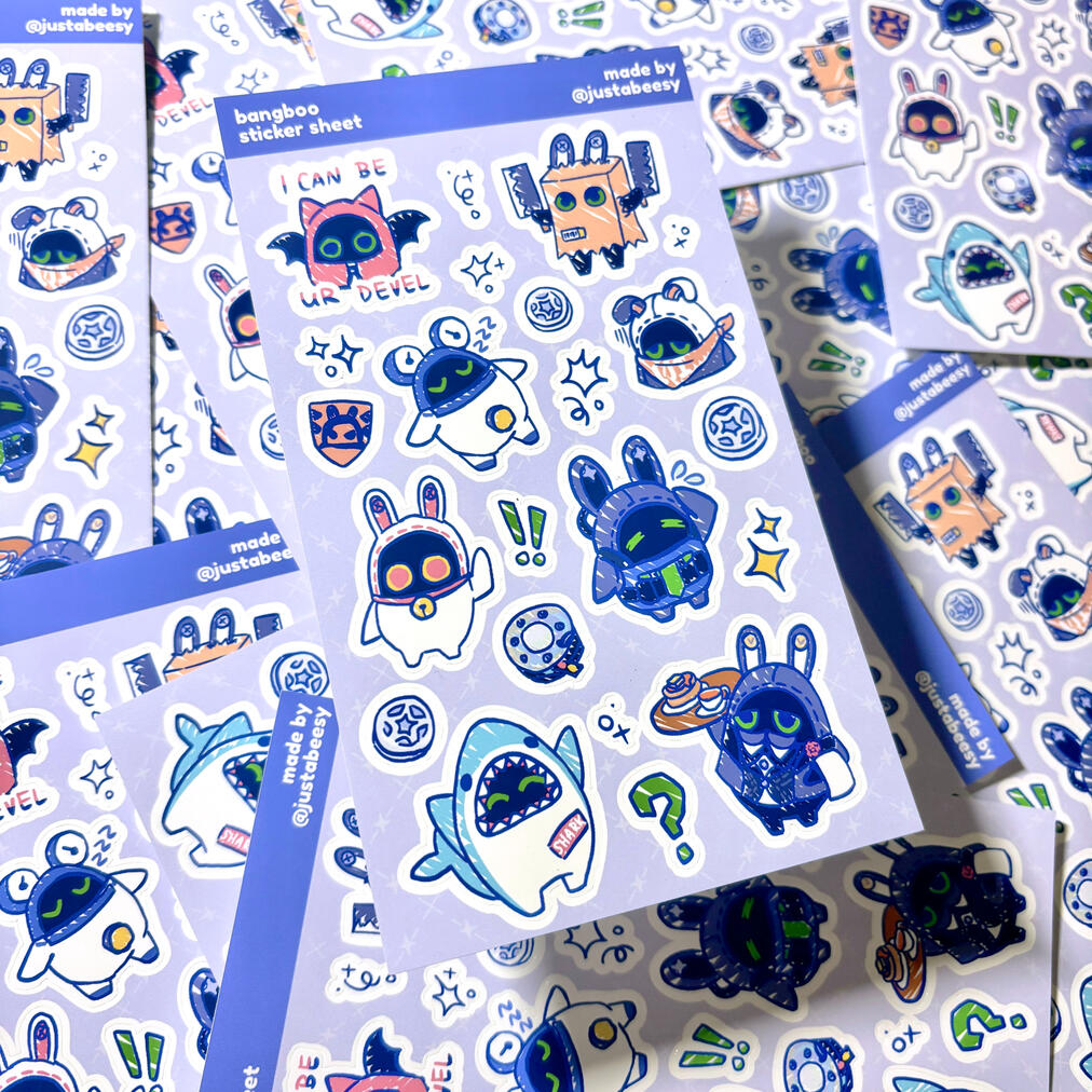 bangboo sticker sheets