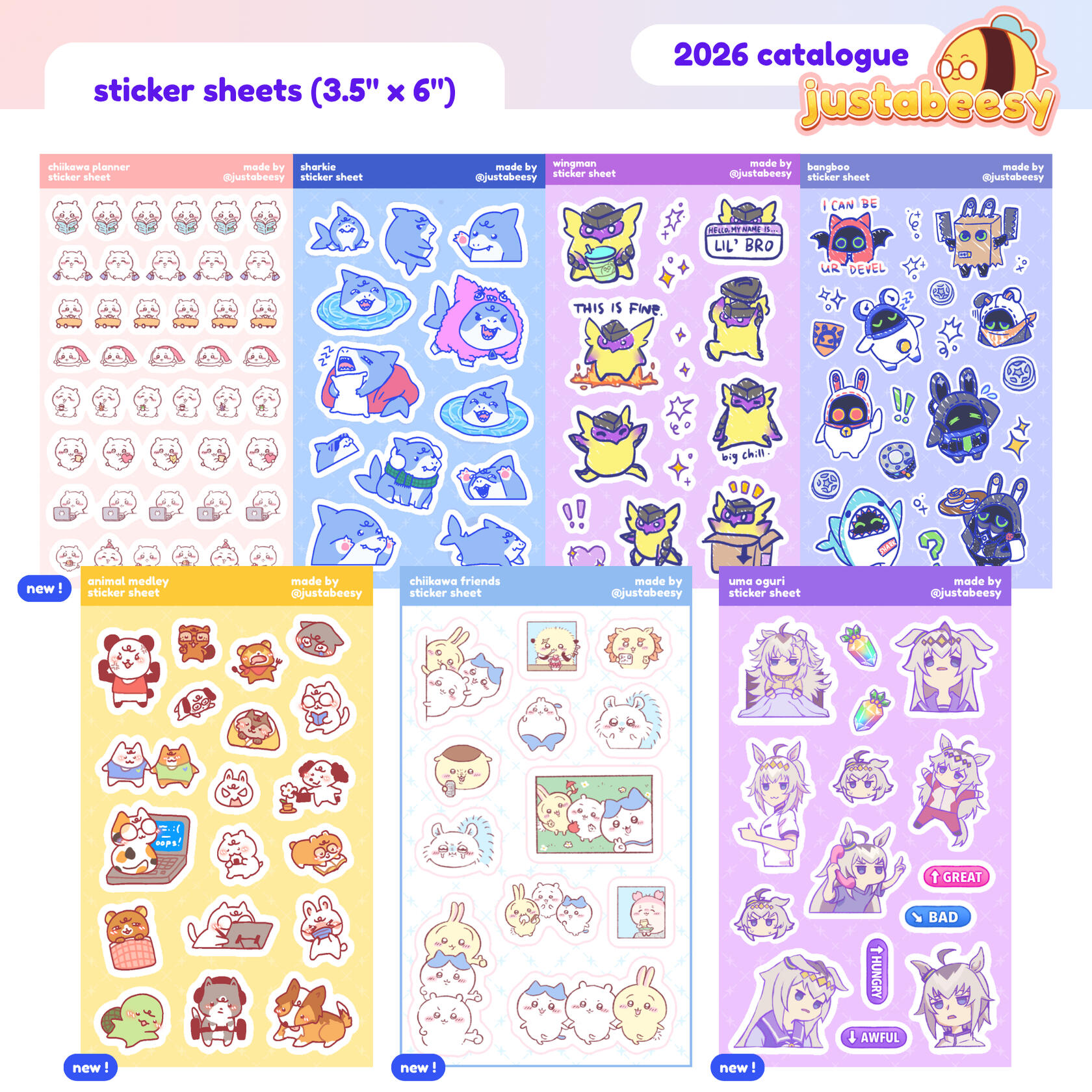 sticker sheets 2